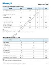 APG0603VGC-TT-5MAV Datasheet Page 2