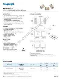 APG1005SEC/E-T Datasheet Cover