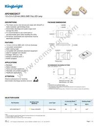 APG1608CGKC/T Datasheet Cover