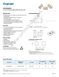 APG1608QBC/D Datasheet Cover