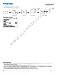 APG1608SURKC/T Datasheet Page 4