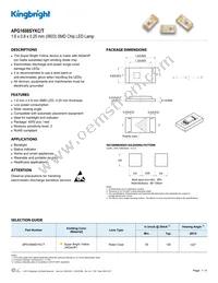 APG1608SYKC/T Datasheet Cover