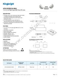 APGA1602QBC/KA-5MAV Datasheet Cover