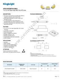 APGA1602QWF/KA-5MAV Datasheet Cover