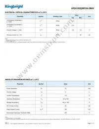 APGA1602QWF/KA-5MAV Datasheet Page 2