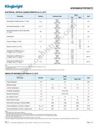 APGF0606VGTPBTSEETC Datasheet Page 2