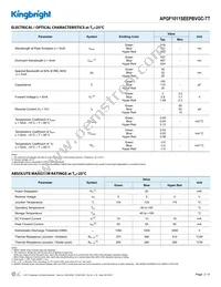 APGF1011SEEPBVGC-TT Datasheet Page 2