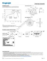 APHB1608LCGKSURKC Datasheet Page 4