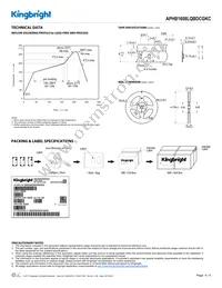 APHB1608LQBDCGKC Datasheet Page 4