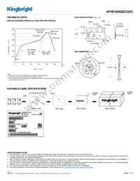 APHB1608QBDCGKC Datasheet Page 4