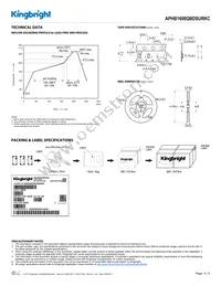 APHB1608QBDSURKC Datasheet Page 4