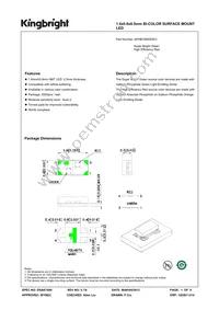 APHB1608SGEC Datasheet Cover