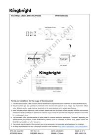 APHB1608SGNC Datasheet Page 6