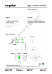 APHB1608SGYC Datasheet Cover