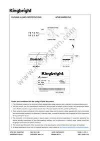 APHB1608ZGSYKC Datasheet Page 6