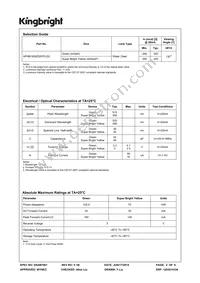 APHB1608ZGSYKJ3C Datasheet Page 2