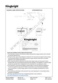 APHB1608ZGSYKJ3C Datasheet Page 6