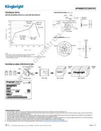 APHBM2012CGKSYKC Datasheet Page 4