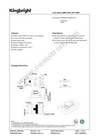 APHBM2012SURKCGKC Datasheet Cover