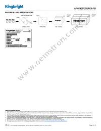 APHCM2012SURCK-F01 Datasheet Page 4