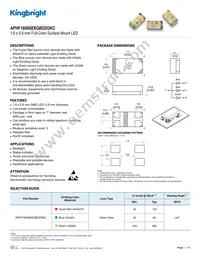 APHF1608SEEQBDZGKC Datasheet Cover