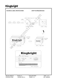 APHFT1612PBASURKVGAC Datasheet Page 7