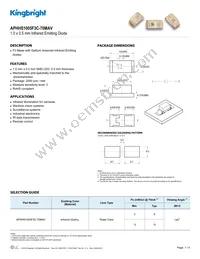 APHHS1005F3C-70MAV Datasheet Cover