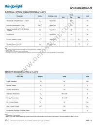 APHHS1005LSECK/J3-PF Datasheet Page 2