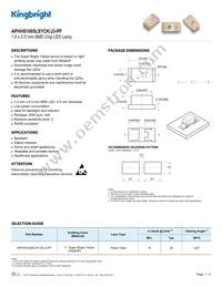 APHHS1005LSYCK/J3-PF Datasheet Cover