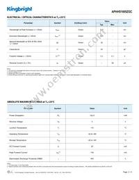 APHHS1005ZGC Datasheet Page 2