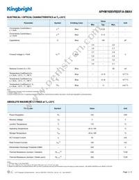 APHM1608VRBXF/A-5MAV Datasheet Page 2