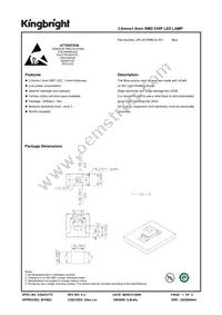 APL3015PBC/A-F01 Datasheet Cover