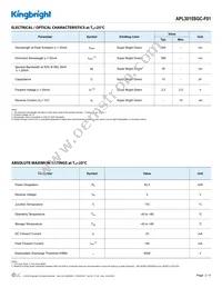 APL3015SGC-F01 Datasheet Page 2