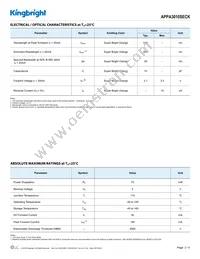 APPA3010SECK Datasheet Page 2