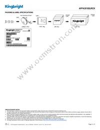 APPA3010SURCK Datasheet Page 4