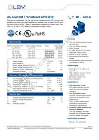 APR 400 B10 Datasheet Cover