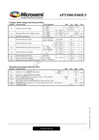 APT100GF60JU3 Datasheet Page 3