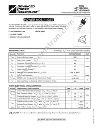 APT15GP90KG Datasheet Cover