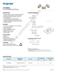 APT1608MGC Datasheet Cover