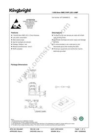 APT1608QBC/G Datasheet Cover