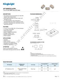 APT1608SECK/J4-PRV Datasheet Cover