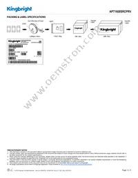 APT1608SRCPRV Datasheet Page 4