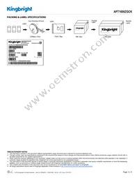 APT1608ZGCK Datasheet Page 4