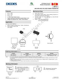 APT17NTR-G1 Datasheet Cover