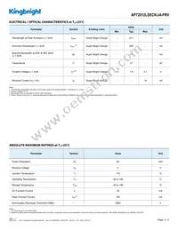 APT2012LSECK/J4-PRV Datasheet Page 2