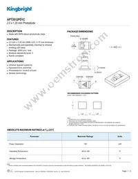 APT2012PD1C Datasheet Cover