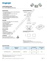 APT2012SECK/J3-PRV Datasheet Cover