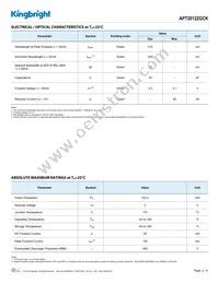 APT2012ZGCK Datasheet Page 2