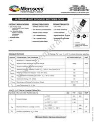 APT30DQ100BCTG Datasheet Cover