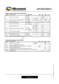 APT30GF60JU2 Datasheet Page 3